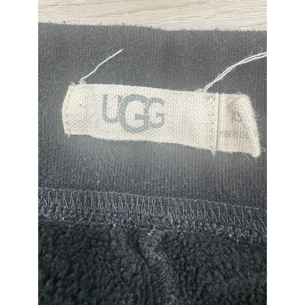 UGG Black Joggers Hot Pink Side Stripe Y2K Sporty Aesthetic XS Cozy Lounge Pants